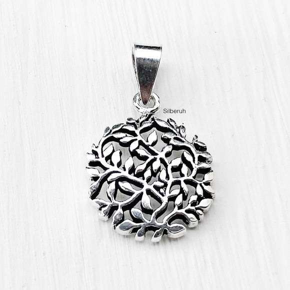 Leaf Silver Pendant