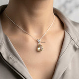 Lemon Topaz Silver Pendant