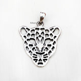 Leopard Silver Pendant