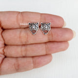 Leopard  Silver Stud