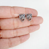 Leopard  Silver Stud