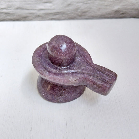 Lepidolite Shivling