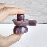 Lepidolite Shivling