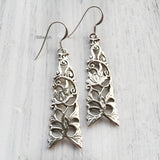 Lotus Silver Earring