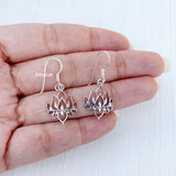 Lotus Silver Earring