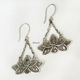 Lotus Silver Earring