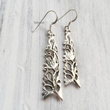 Lotus Silver Earring