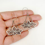 Lotus Silver Earring