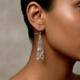 elegant lotus earrings daily wear India