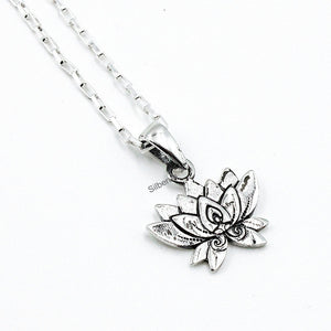 Lotus Silver Pendant