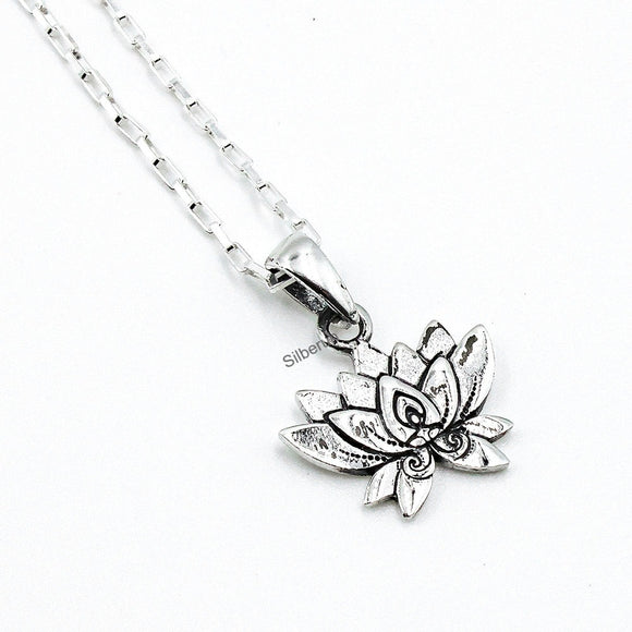 Lotus Silver Pendant