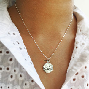 Lotus Silver Pendant
