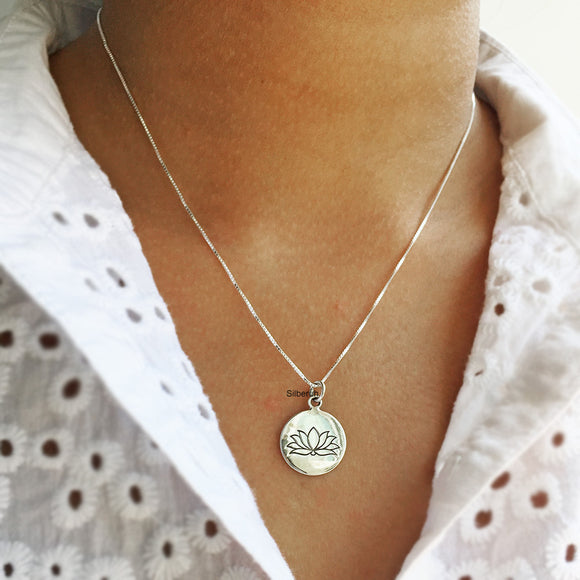 Lotus Silver Pendant