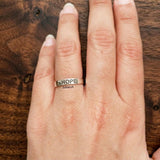 gift ring sterling silver engraved