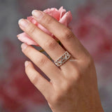 925 silver heart band ring India