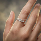 925 silver love ring heart cut design India