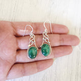 Malachite Silver Earring