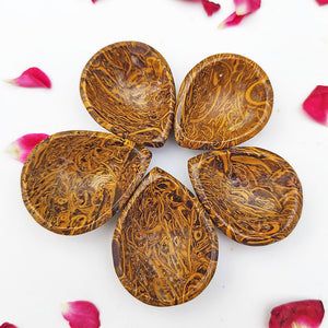 Small mariam stone diya for grounding and puja rituals