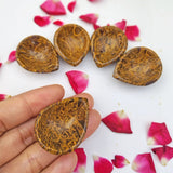 Handcrafted calligraphy stone diya for spiritual decor