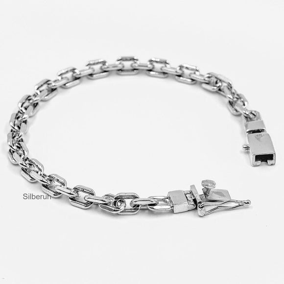 92.5 Oxidized Silver Bracelet For Men & Boys - Silver Palace