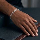 mens silver bracelet 925 sterling 