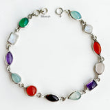 Mixed Shapes Silver Bracelet