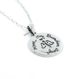 Mom My Guardian Angel Silver Pendant