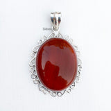 Mookaite Jasper Silver Pendant