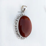 Mookaite Jasper Silver Pendant