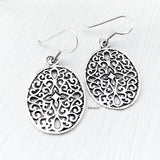 Moroccan Jali Silver Earring