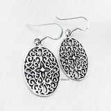 Moroccan Jali Silver Earring