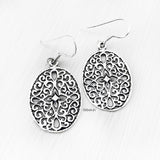 Moroccan Jali Silver Earring