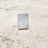 Mother Of Pearl Silver Ring