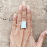 Mother Of Pearl Silver Ring