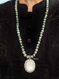 Mother of Pearl Silver Necklace