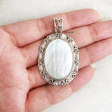 Mother of Pearl Silver Pendant