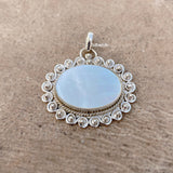 Mother of Pearl Silver Pendant