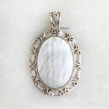 Mother of Pearl Silver Pendant