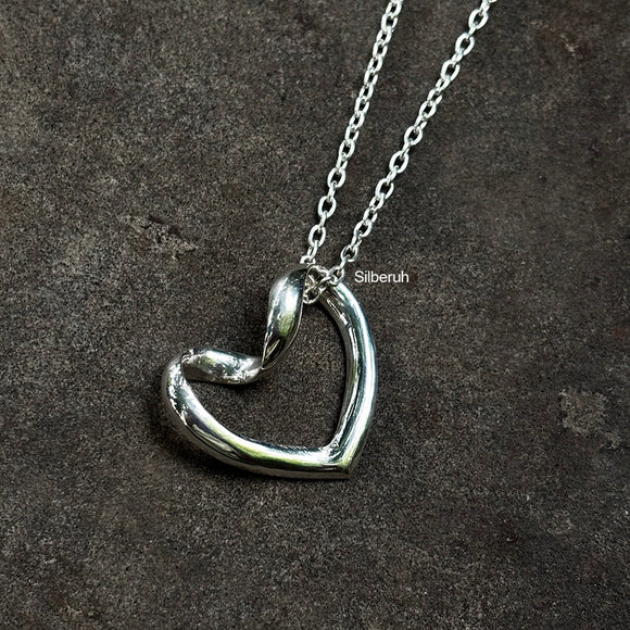 My Heart Silver Pendant