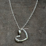 My Heart Silver Pendant