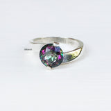 Mystic Topaz Silver Ring