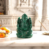 Natural Malachite Ganesha