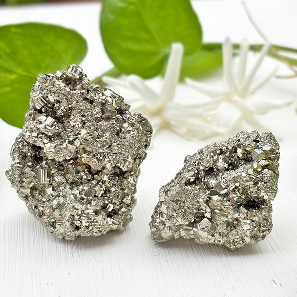 Raw Pyrite Crystal Cluster for Wealth & Protection