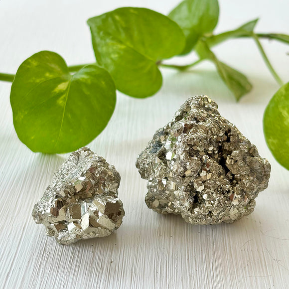 Natural Pyrite Raw Cluster – Golden Wealth and Protection Crystal