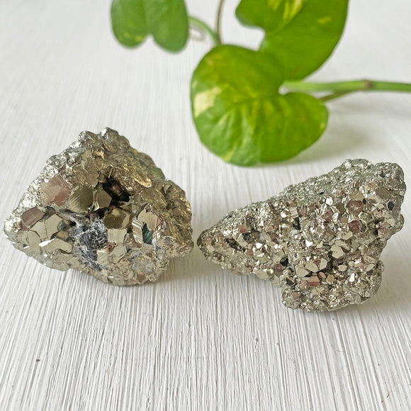 Pyrite Healing Stone – Raw Cluster for Energy Protection & Luck