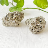 Natural Pyrite Raw Crystal Cluster for Wealth and Luck – Silberuh