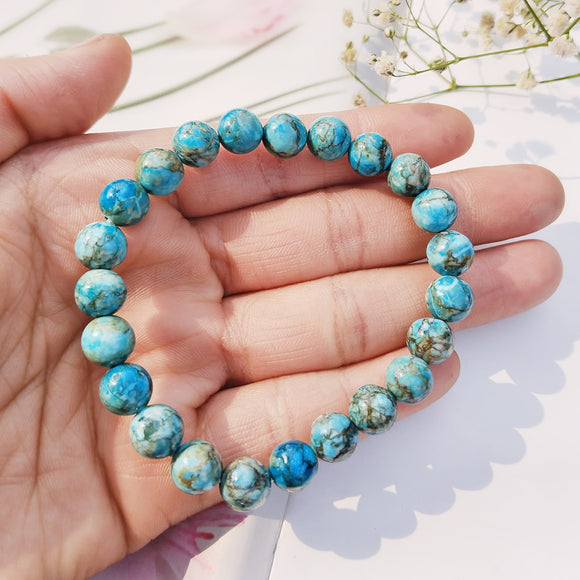 Natural Turquoise Beaded Bracelet