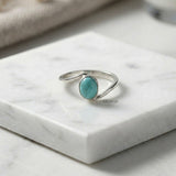 925 silver natural turquoise ring India