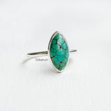 Natural Turquoise Silver Ring