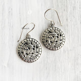 Nature Inspired Silver Earring
